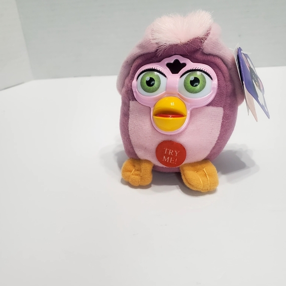 VINTAGE 90'S FURBY SMALL 10cm / 4" PLUSH KEY CHAIN - Picture 11 of 14